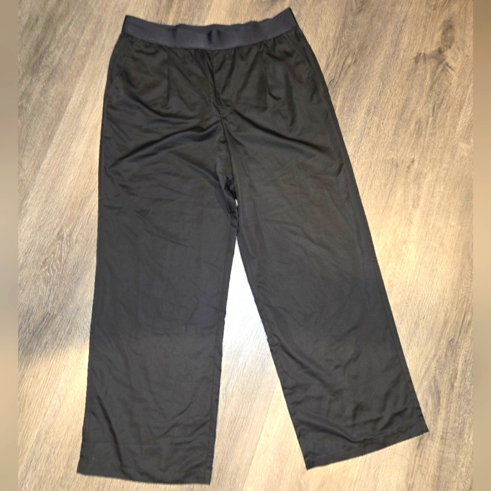 Victoria's Secret Lux glossy sport wide leg pants, Victoria's Secrets Pants
